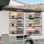 Sonyabecca 3-Tier Hanging Closet Organizer with Name Plate, Clothes Hanging