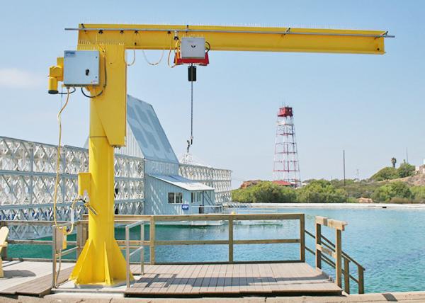 Buy cheap BZ Model Cantilever Jib Crane Pillar Floor Mounted Pendent Wire Control from wholesalers