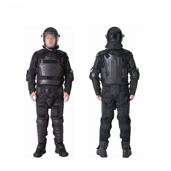 Police Military Bulletproof Vest With Side Plates Armor Black Flame Retardant