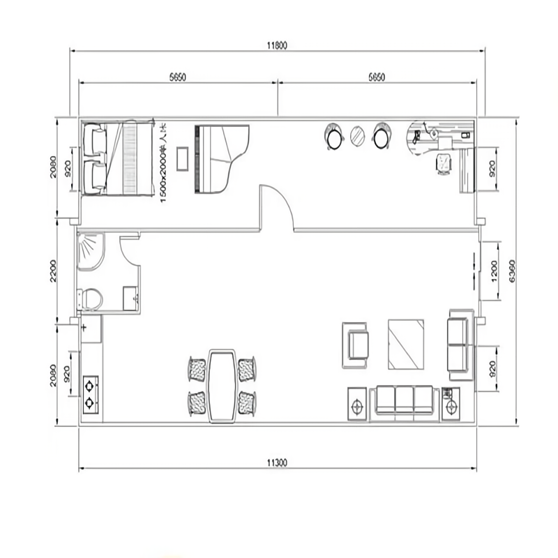 Steel Door 3 Bedroom Portable Homes Expandable Container House with Online Support