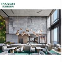Buy cheap Modern Hotel Lobby Furniture Customized Size Sofa Set Wall Cabinets product