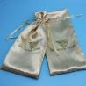 Buy cheap Colored Hair Bags For Hair Extension , Portable Satin Drawstring Gift Bags from wholesalers