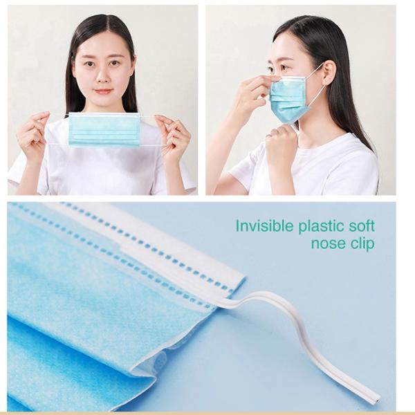 Buy cheap Three Layers Dustproof Anti Smog Disposable Medical Mask from wholesalers