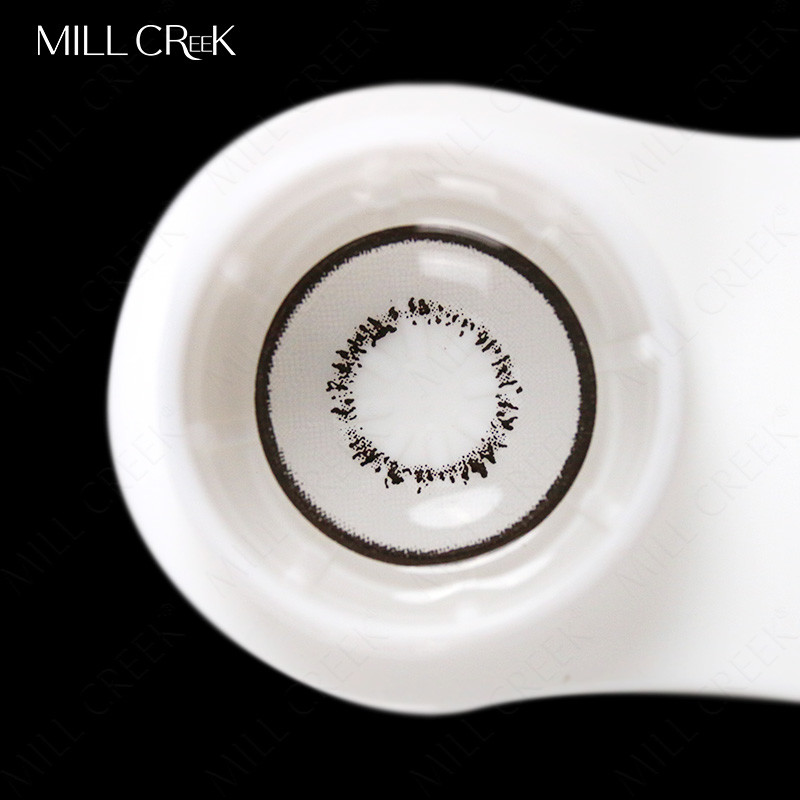 Yearly Slate Gray Disposable Colored Contacts Lenses For Eyes