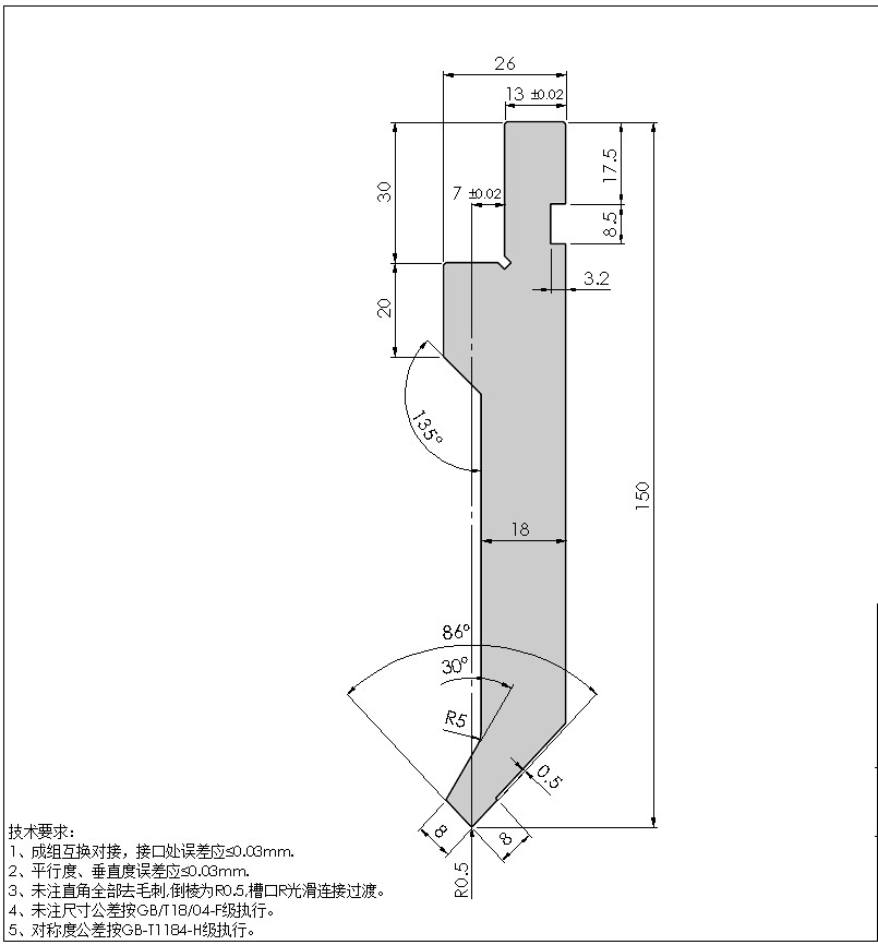 press brake mould and tooling