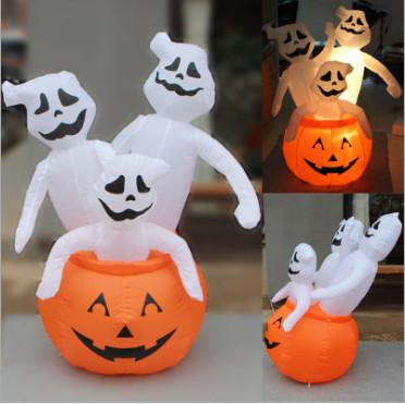 Buy cheap Halloween jack-o '-lantern bar hotel shopping mall the atmosphere of the hotel is decorated with gas and air model decor from wholesalers