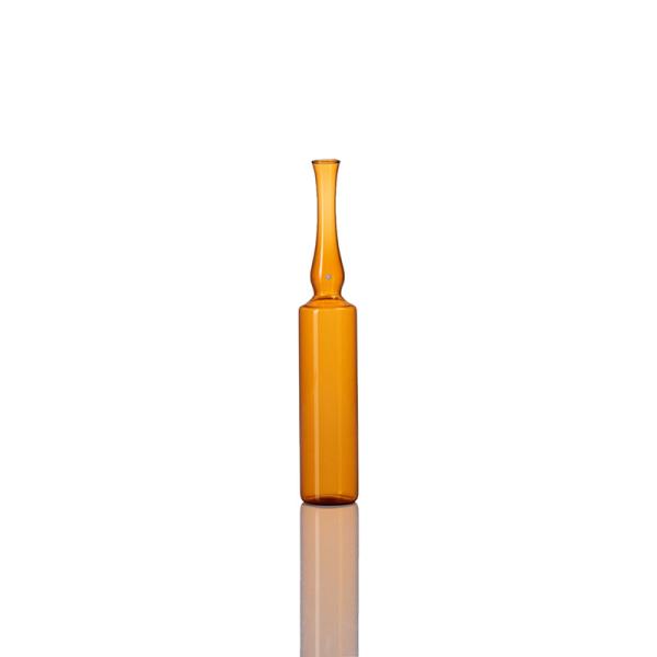 ISO standard size 25ml glass medical amber bottles ampoule vials tubular vial