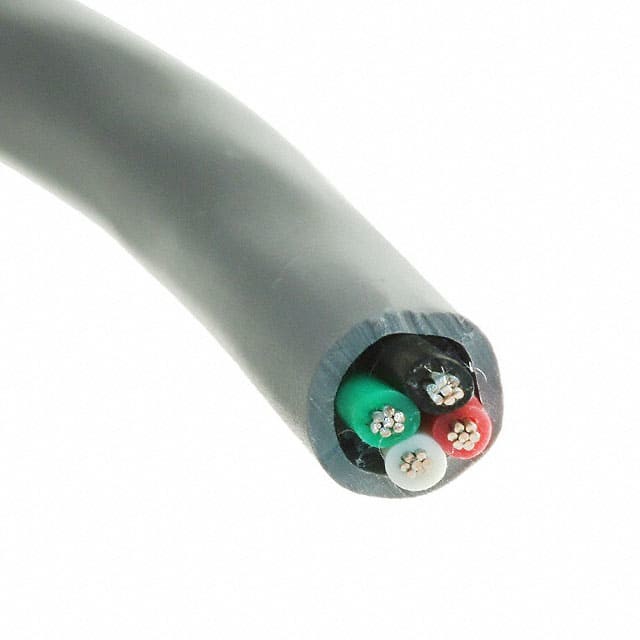 Alpha Wire 1604SL030-ND CABLE 4COND 26AWG SLATE 100M
