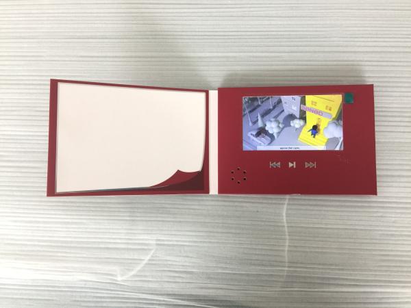Buy cheap Advertisement 5 Inch Video Greeting Card With Custom Printing from wholesalers