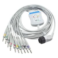 Buy cheap Kenz EKG Cable PC-104 63050074 63050075 16pin IEC 4.0 Banana Connector product
