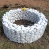 Buy cheap High Strength Round Gabion Planter Precast Concrete Base Urban Greening from wholesalers