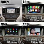 Wireless Carplay Android auto Navigation Box For Nissan Pathfinder R52 2017-2021