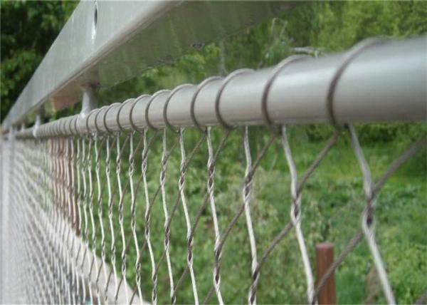 Buy cheap 316 Grade Stainless Rope Mesh Railing Fillings For Bridge Safety from wholesalers