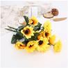Buy cheap The new seven-headed sunflower product, the small bouquet, is a popular cross-border bestseller for home living room decoration from wholesalers