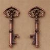 Buy cheap Die Casting Innovative Wedding Favor Pattern Antique Key Shape Beer Bottle Opener Keychain, Cheap Promotion Gift from wholesalers