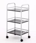 Buy cheap Zinc Chrome Commercial Shopping Trolley Heavy Duty NSF 4 Tier Chrome Wire Shelf from wholesalers