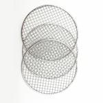 Galvanized Cross Edging Stamping Disposable BBQ Mesh