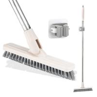 Buy cheap V Shaped Bristles Floor Scrub Brush With Long Handle product