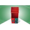 Buy cheap Red Free Standing Display Unit Cardboard Floor Display with Hooks for Christmas Gifts from wholesalers
