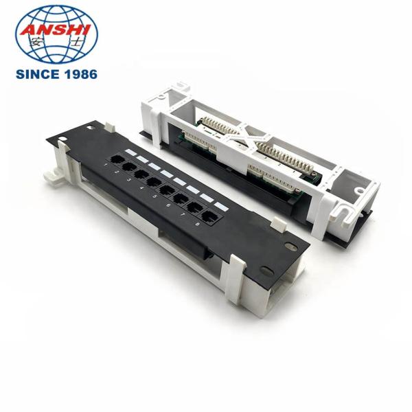 Buy cheap CAT5e 110 IDC Type Rack Mount Patch Panel 1U 8 Port from wholesalers