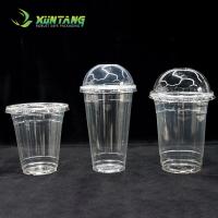 Buy cheap Milkshakes Compostable PLA Cups , 12oz 117mm Biodegradable Smoothie Cups With product