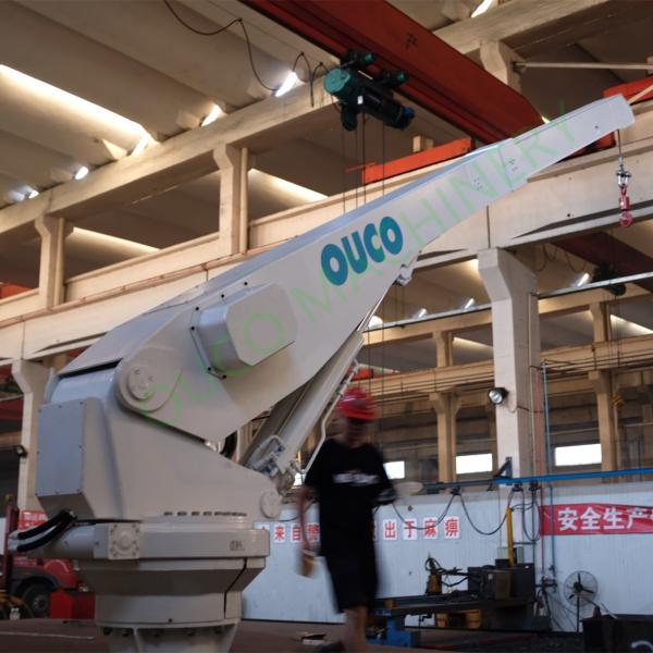 Buy cheap Marine Barge 5M Telescopic Offshore Pedestal Cranes from wholesalers