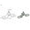 Buy cheap Heavy Duty Wire Cable Hanging System Steel Ceiling Bracket With Brass Gripper from wholesalers