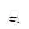 Buy cheap Domestic Foldable Carbon Steel Hand Truck White Square 2 Step Folding Ladder from wholesalers