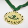 Buy cheap 3D Carnival Celebration Medal Zinc Alloy With Sandblasted Back And Golden Border Ribbon from wholesalers