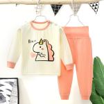 Children 135cm Quick Dry Cotton Long Sleeve Pj Top Pajamas For Toddlers
