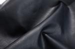 Black Solid Breathable PU Leather , 137cm Waterproof PU Leather