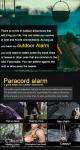 Balck Emergency Paracord Survival Watch Cool Camping Accessories Built In