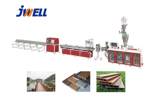 Buy cheap Jwell PE WPC Plastic Recycling Floor Product Many Times Using Plastic Extruder Machine from wholesalers