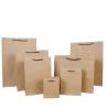 Buy cheap brown craft Promotional Paper Bags Zipper Top for Shoes clothing from wholesalers