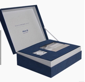 hinged lid and base tea gift box with ribbon book shape lid and base cosmetics packaging box
