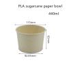 Buy cheap Compostable PLA Sugarcane Paper Soup Bowl Takeaway Container from wholesalers