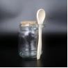 Buy cheap 250ml Glass Storage Jars Mini Glass Sugar Jar With Wooden Cork Lid from wholesalers