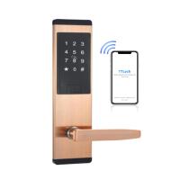 Buy cheap Wifi Tuya TTlock App Password Door Lock Electronic Smart Door Locks For 38-48mm product