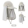 Buy cheap Custom Fishing Cap Removable Face Neck Flap Boonie Bucket Fishing Hat With String from wholesalers