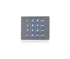 Wholesale Panel Mount Keypad 16 Button 0.45mm Short Stroke Metal Numeric Keypad from china suppliers