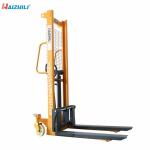 Buy cheap 1000kg Hydraulic Manual Pallet Stacker , Material Handling Tools Easy Operation from wholesalers