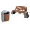 Buy cheap Free Standing Recycled Plastic Benches Outdoor For Public Park from wholesalers