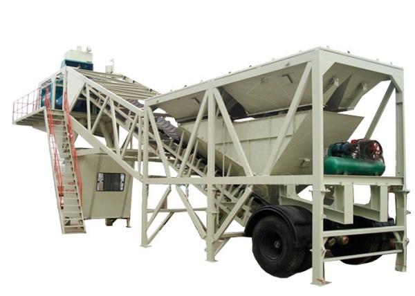 Buy cheap Small Mobile Concrete Plant , Portable Ready Mix Cement Concrete Batching Plant from wholesalers