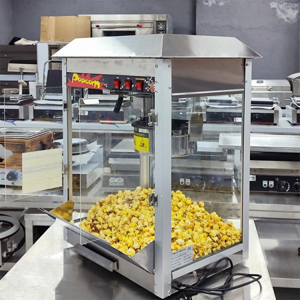 Buy cheap 220-240V/50-60Hz Commercial Caramel Popcorn Machine with Butter Melting Capability from wholesalers