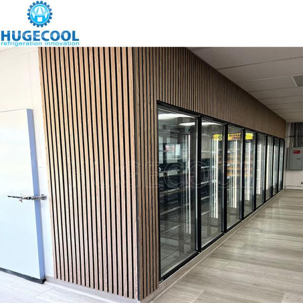 Buy cheap Distribution Walk in Cooler with 6 Inch PU Panel and No Heating Cooler Glass Door from wholesalers