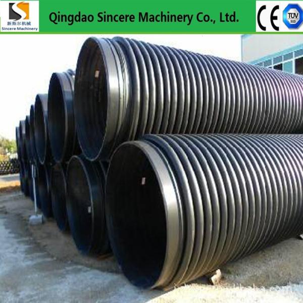 Buy cheap 200-1000kg/h Extruder Output Spiral Winding Pipe Making Machine with 200-4000mm Pipe Diameter from wholesalers