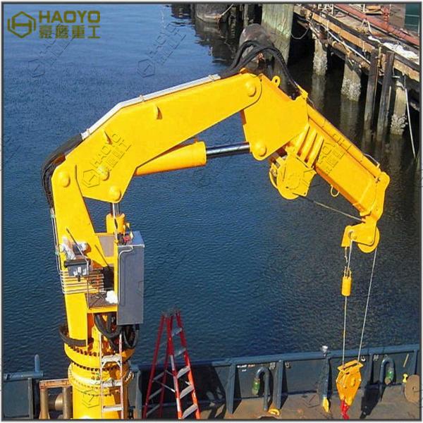 Buy cheap Cargo Hose Knuckle Boom and Jib of Crane Installation Marine Ship Crane from wholesalers