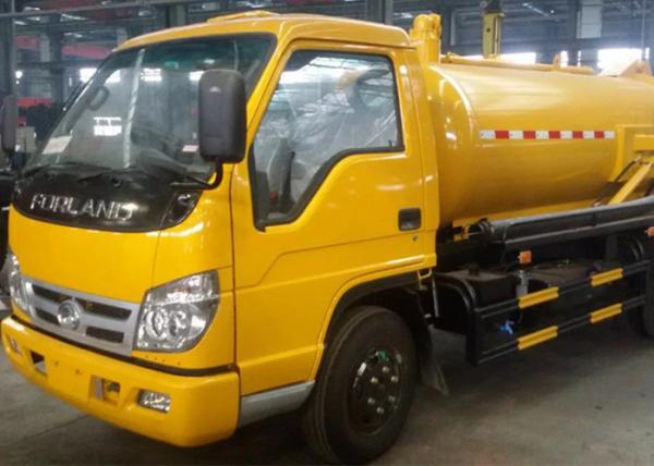 Buy cheap 5mm Carbon Steel Manual Gearbox 4cbm Sewer Suction Truck from wholesalers