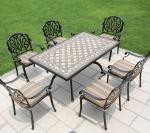 Outdoor Garden Balcony Table Sets Cast Aluminum Camping Picnic Dining Table