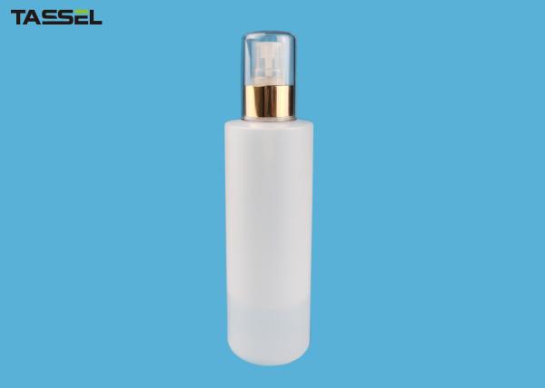 Buy cheap 8 Oz Fine Mist Spray Bottles 250ml PE Bottle Shiny Gold Aluminum Sprayer from wholesalers